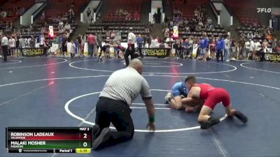 120 lbs Cons. Round 2 - Malaki Mosher, Madison vs Robinson LaDeaux, Valentine