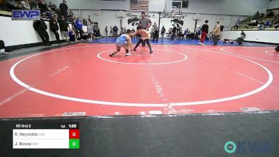 100 lbs Rr Rnd 2 - Ryker Reynolds, Tiger Trained Wrestling vs Jack Bovos, Salina Wrestling Club