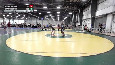 285 lbs Rr Rnd 1 - Derian Dotson, The Academy Wrestling Club - HSB vs Isaac Westfall, Gotenks GT - HSB