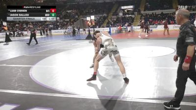 138 lbs Quarterfinal - Liam O'brien, Marblehead/Swampscott vs Jason Ballou, Andover