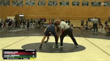 133 lbs Quarterfinal - Finnegan Long, Rio Hondo College vs Ethan Anderson, Lemoore College