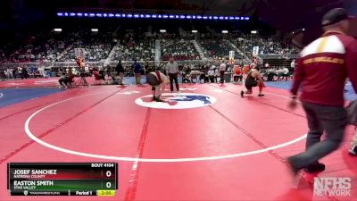 4A-285 lbs Champ. Round 1 - Josef Sanchez, Natrona County vs Easton Smith, Star Valley