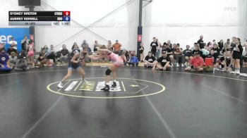 35 lbs Semifinal - Sydney Breton, CT Whale - W vs Aubrey Kidwell, Ohio Outcasts - W