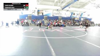106 lbs Quarterfinal - Zack Olsen, Blue Valley West vs Quinton Hice, Free State