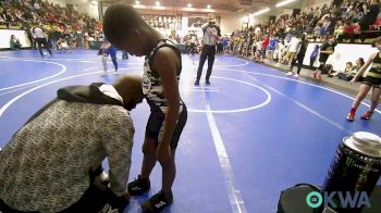 70 lbs Round Of 16 - Oliver Paschall, Broken Arrow Wrestling Club vs Koby Thompson, Pin-King All Stars