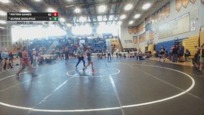 125 lbs Cons. Round 3 - Payton Gaines, Daughters Of Zion vs Alyssa Doolittle, Trident Headhunter