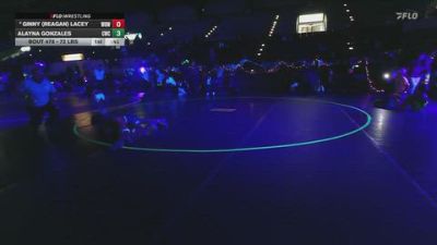 72 lbs 3rd Place Match - Ginny (Reagan) Lacey, WOW vs Alayna Gonzales, Champions Wrestling Club