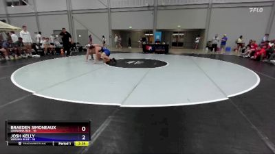 175 lbs Round 2 (8 Team) - Braeden Simoneaux, Louisiana Red vs Josh Kelly, Virginia Blue