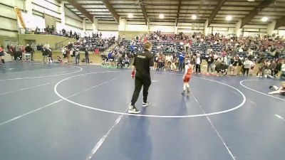 53 lbs Cons. Round 1 - Corbyn Antonio, Charger Wrestling Club vs Klay Hodges, Bear River Wrestling Club