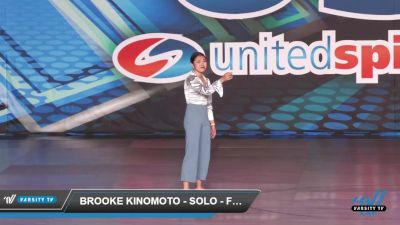 Brooke Kinomoto - Solo - Finals [2022 Solo - Finals] 2022 USA High School Dance Nationals