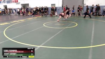 165 lbs Semifinal - Wyatt Kenney, Juneau Youth Wrestling Club Inc. vs Cody Coonrod, Soldotna Whalers Wrestling Club