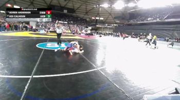 Boys 3A 138 lbs Champ. Round 3 - Soren Andersen, Stanwood vs Koi Calhoun, Lakes