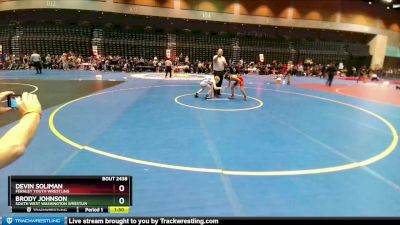 84-90 lbs Round 3 - Devin Soliman, Fernley Youth Wrestling vs Brody Johnson, South West Washington Wrestlin