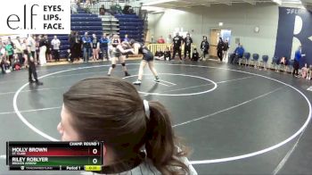 145 lbs. Cons. Round 4 - Molly Brown, St. Clair vs Riley Roblyer, Broken Arrow