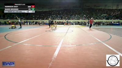 140 lbs Round Of 64 - Harrison Daily, Shawnee Wrestling vs Banks Brorsen, Stillwater Wrestling