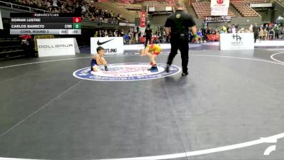 Bantam - 62 lbs Quarters - Julian Palafox, Southwest Stallions Wrestling Club vs Blaine Mahan, Run To Danger Wrestling