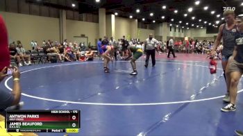 175 lbs Cons. Round 3 - James Beauford, B.R.A.W.L vs Antwon Parks, Holy Cross