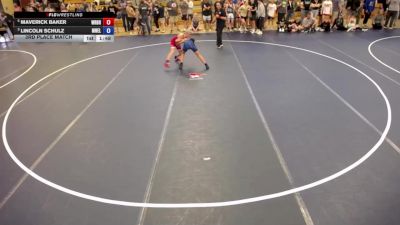 105 lbs 3rd Place Match - Maverick Baker, Wrestling Brotherhood vs Lincoln Schulz, MN Elite
