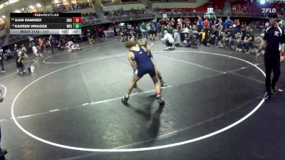 117 lbs Cons. Round 3 - Karsen Wragge, WFC vs Juan Ramirez, Scottsbluff Wrestling Club