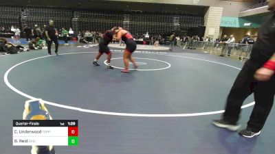 235 lbs Quarterfinal - Charlene Underwood, Toppenish vs Brianna Reid, Chico