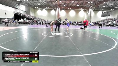 125A Semifinal - Jennifer Lopez-alvarado, North Kansas City vs Raygen Meza-mcdermott, Garden City HS JV