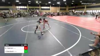 86 lbs Consi Of 8 #2 - Kawika Freeman, Chain Wr Ac vs Isaiah Ebersbach, Legacy WC