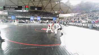 Boys 1B/2B 132 Quarterfinal - Carter Swofford, Toledo vs Tyson Nunley, Newport