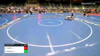 126 lbs Quarterfinal - John Lowery, Grove vs Nakaylen Shabazz, Maize