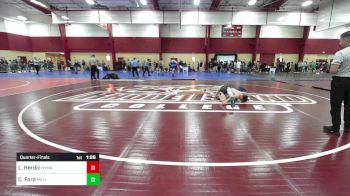 120 lbs Quarterfinal - Landon Herdic, New York Military vs Charles Ford, Milo Wrestling Club