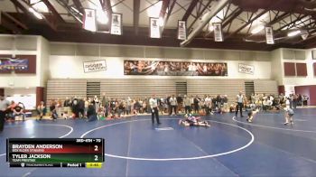70 lbs Quarterfinal - Brayden Anderson, Box Elder Stingers vs Tyler Jackson, Team Prestige