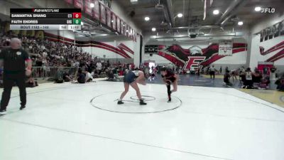 140 lbs Round 2 - Samantha Shang, Etiwanda vs Faith Endres, Unaffiliated