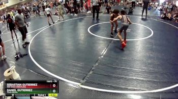 75 lbs Cons. Round 3 - Sebastian Gutierrez, Red Wave Wrestling vs Daniel Gutierrez, Team Selma