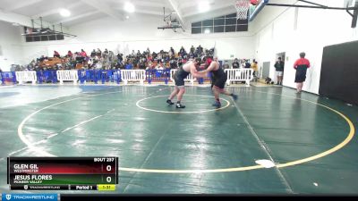 285 lbs Champ. Round 1 - Jesus Flores, Pioneer Valley vs Glen Gil, Westminster