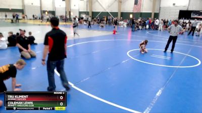 64 lbs Round 2 - Tru Kliment, Kearney Matcats vs Coleman Lewis, Bennett Wrestling Club