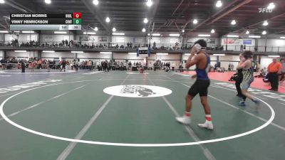 118 lbs Consi Of 8 #1 - Christian Morris, Roslyn vs Vinny Henrickson, Central Valley Academy