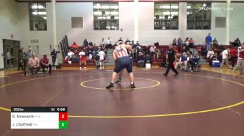 285 lbs Consolation - Sean Ainsworth, Mt. Pisgah Christian vs Joel Chatfield, St. Pius X Catholic