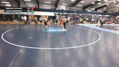 141 lbs 3rd Place Match - Brendan Callahan, Gettysburg vs Jacob Cunningham, Messiah