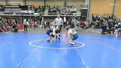 126 lbs Consi Of 8 #2 - Logan Medeiros, Barrington vs Seamus Brannigan, Staples