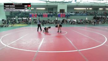 126 lbs Consolation - Gaby Aliaga, Greenwich vs Sara Ospina, Stamford