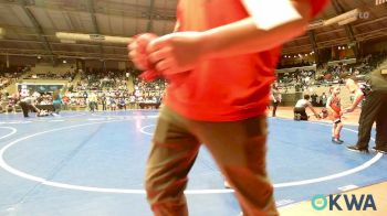 46 lbs Consi Of 16 #1 - Henry Hicks, Morris Wrestling Association vs Teagen Martinez, Carl Albert