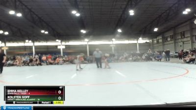 67 lbs Round 2 (3 Team) - Kolsten Goff, Legacy Wrestling Academy vs Emma Kelley, Idaho Falls / Rigby