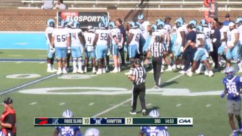 Replay: Rhode Island vs Hampton | Oct 5 @ 2 PM