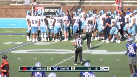 Replay: Rhode Island vs Hampton | Oct 5 @ 2 PM