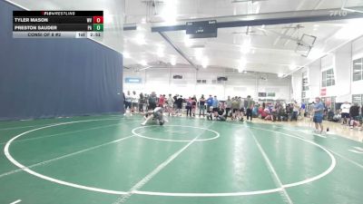 145 lbs Consi Of 8 #2 - Tyler Mason, WV vs Preston Sauder, PA