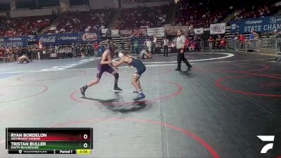 D 3 106 lbs Cons. Round 3 - Tristan Buller, South Beauregard vs Ryan Bordelon, Archbishop Hannan