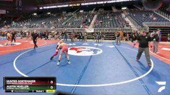 92 lbs 1st Place Match - Hunter Gortemaker, Team Braves Wrestling Club vs Austin Mueller, Natrona Colts Wrestling