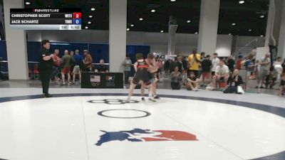 77 kg Cons. Rd Of 32 - Christopher Scott, Warrior Regional Training Center vs Jace Schartz, Tiger Den Wrestling Club