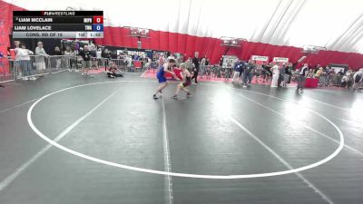126 lbs Cons. Rd Of 16 - Liam McClain, Michigan Premier vs Liam Lovelace, The Wrestling Academy