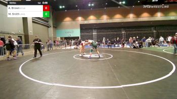 182 lbs Consi Of 8 #2 - Adam Brown, Stilwell vs Mahkyi Smith, Lone Peak