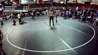 85 lbs Semifinal - Jayce Folkers, IronHawk Wrestling Academy vs Emerson Martin, Nebraska Boyz